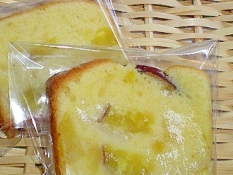 さつまいもとリンゴのパウンドケーキ